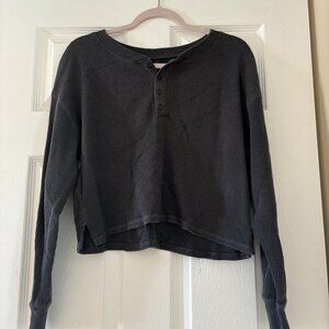 Abercrombie Henley Long Sleeve Tee